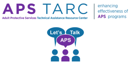 APS TARC (Adult Protective Services Technical Assistance Resource Center) logo.